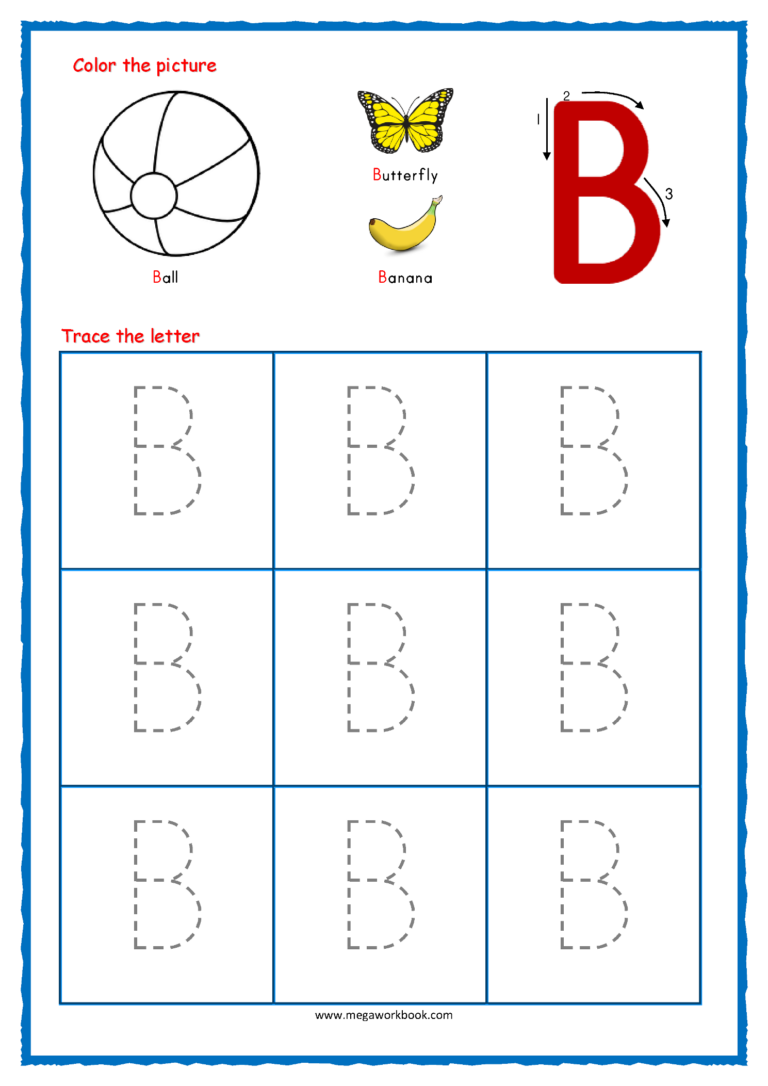 Tracing Letters Alphabet Tracing Worksheets Free Printable Capital Letter Tracing Worksheets MegaWorkbook