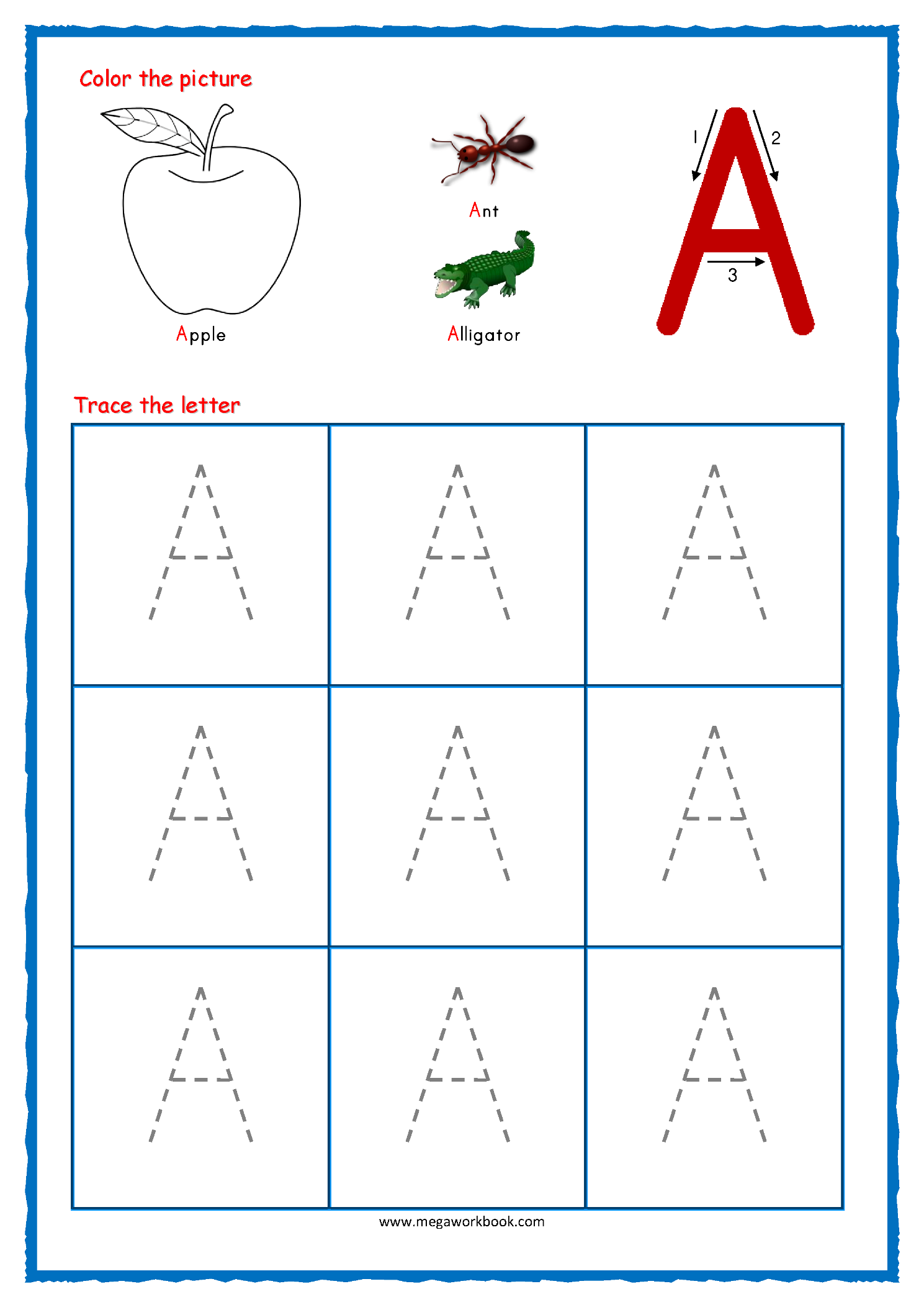 Tracing Letters Alphabet Tracing Worksheets Free Printable 