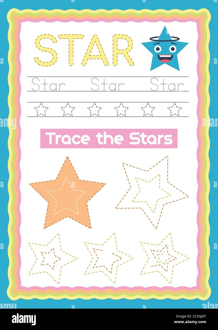 Tracing Star Shapes For Kids Hi res Stock Photography And Images Tracing Star Shapes For Kids Hi res Stock Photography And Images