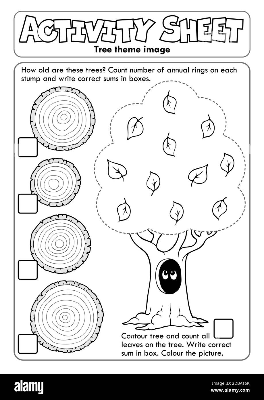 Tree Rings Count Age Tree Cut Out Stock Images U0026 Pictures Alamy