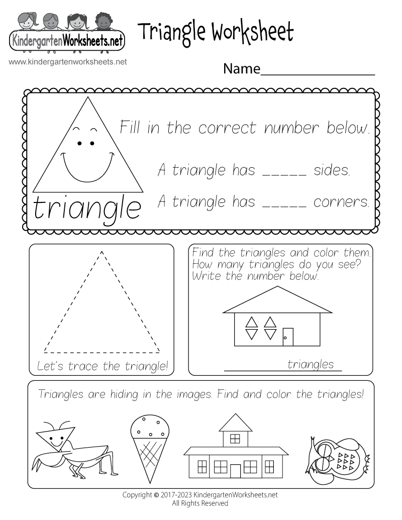 Triangle Worksheet Free Printable Digital PDF Triangle Worksheet Free Printable Digital PDF