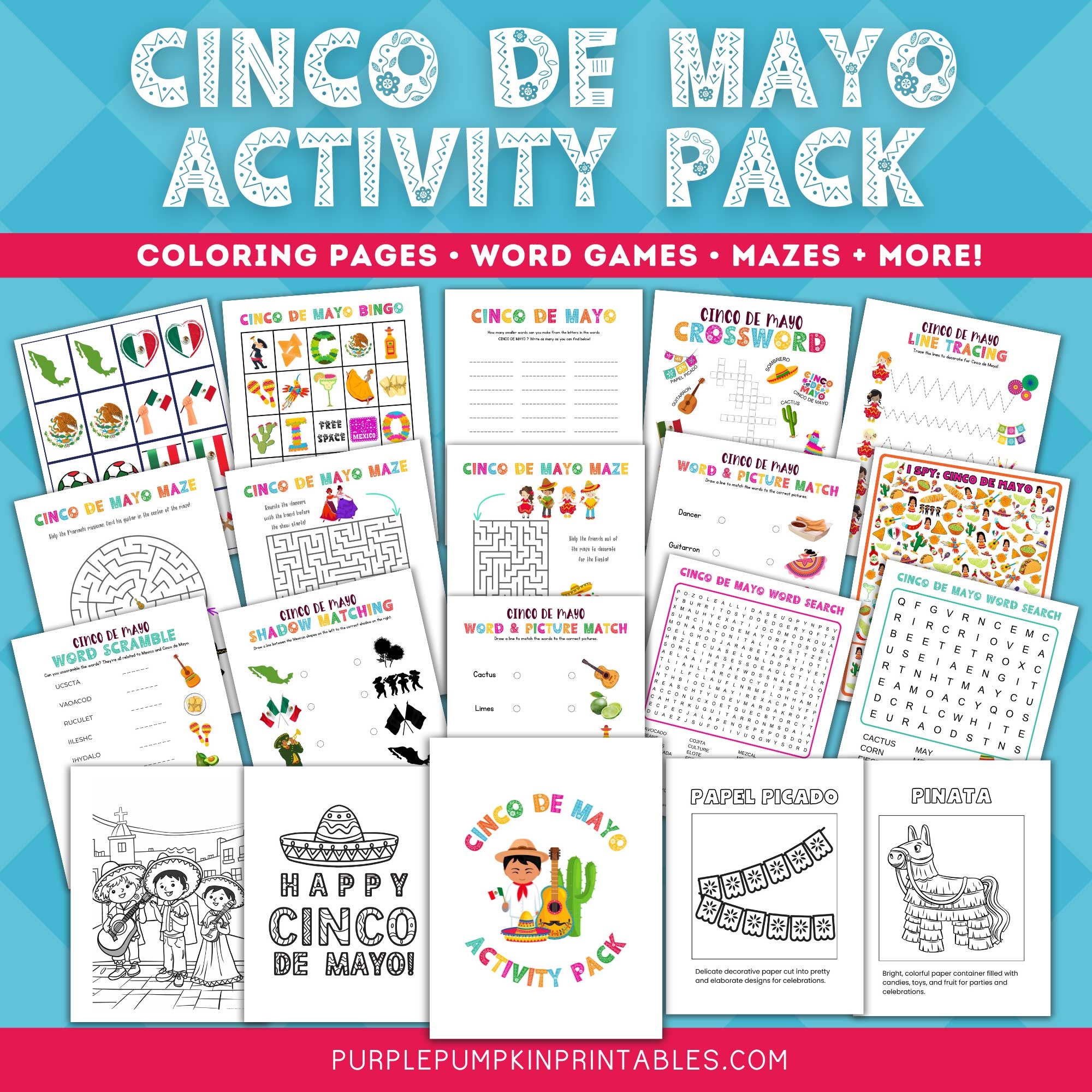 Printable Cinco De Mayo Worksheets Printable Cinco De Mayo Worksheets