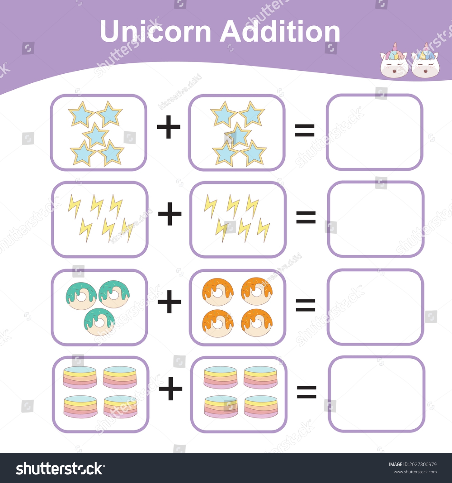 Kindergarten Unicorn Math Worksheets Kindergarten Unicorn Math Worksheets