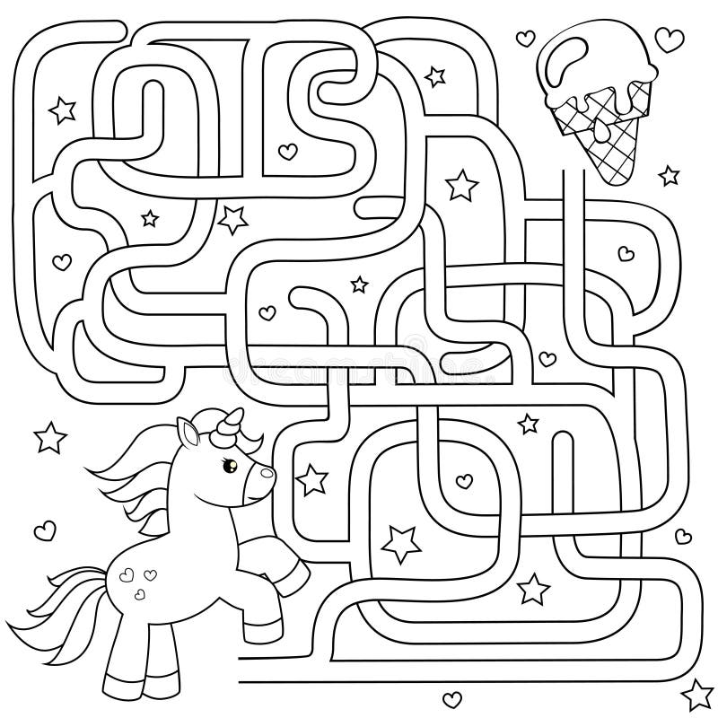 Unicorn Maze Stock Illustrations 217 Unicorn Maze Stock Illustrations Vectors Clipart Dreamstime