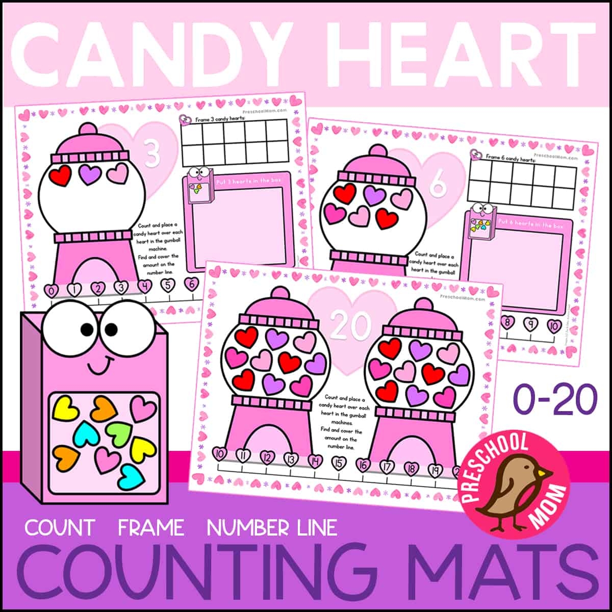 Cute Preschool Valentine Printables