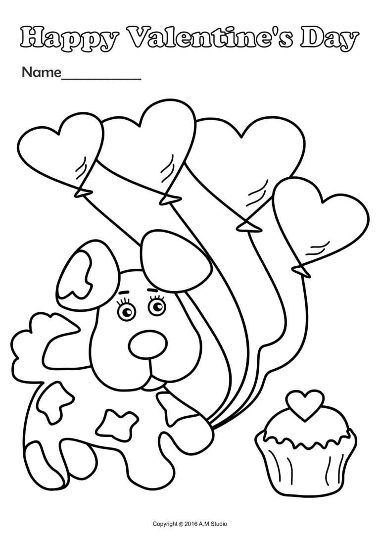 Valentine s Day Printable Coloring Pages For Kids
