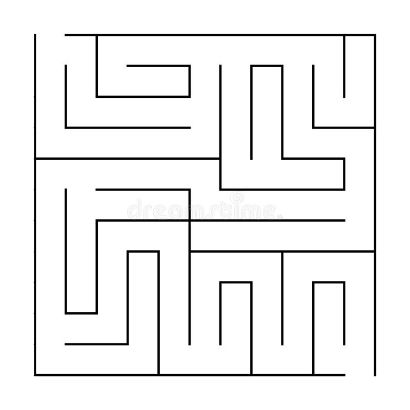 Vector Square Maze Template Blank Black And White Labyrinth Game Stock Vector Illustration Of Kindergarten Background 222563896 Vector Square Maze Template Blank Black And White Labyrinth Game Stock Vector Illustration Of Kindergarten Background 222563896