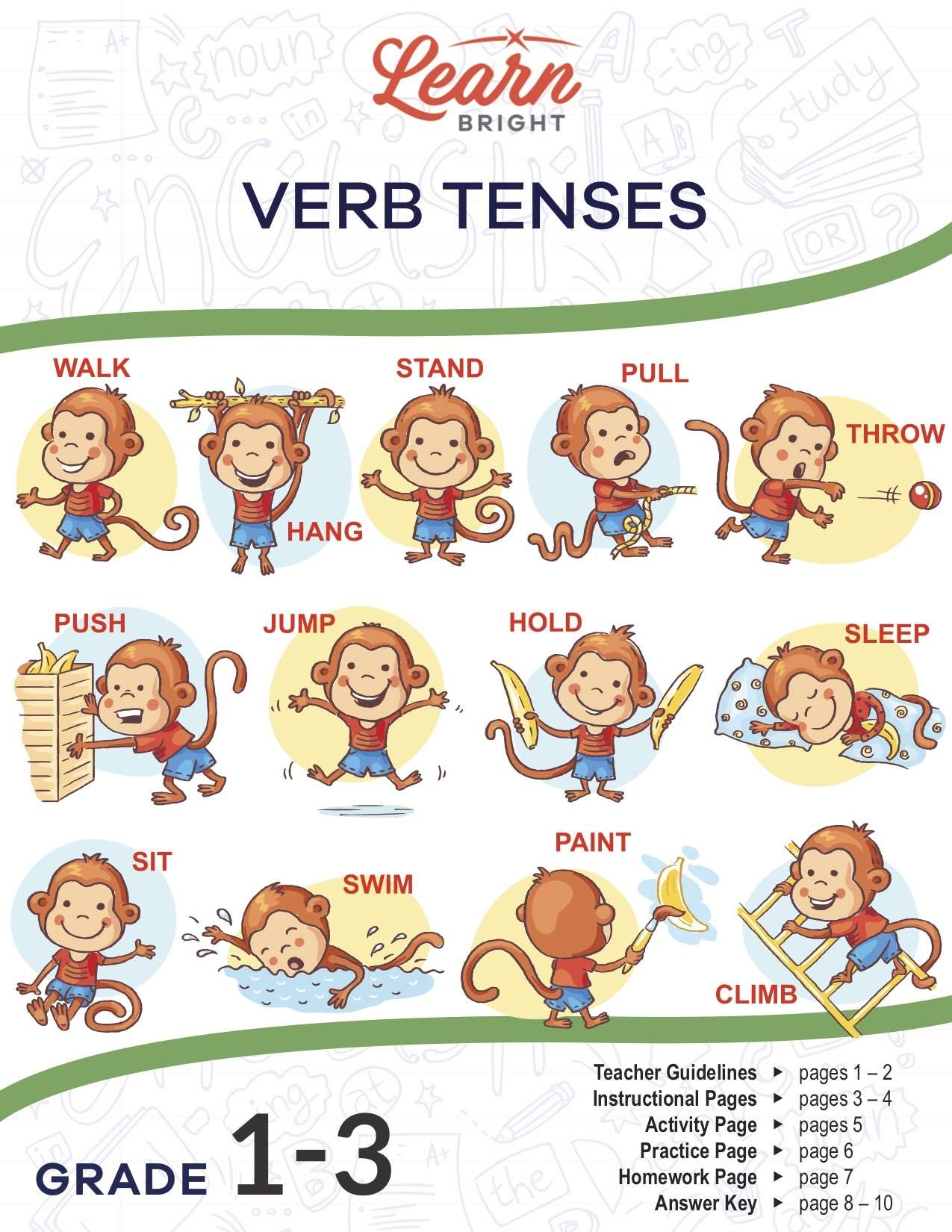Verb Tenses Grades 1 3 Free PDF Download Learn Bright Verb Tenses Grades 1 3 Free PDF Download Learn Bright