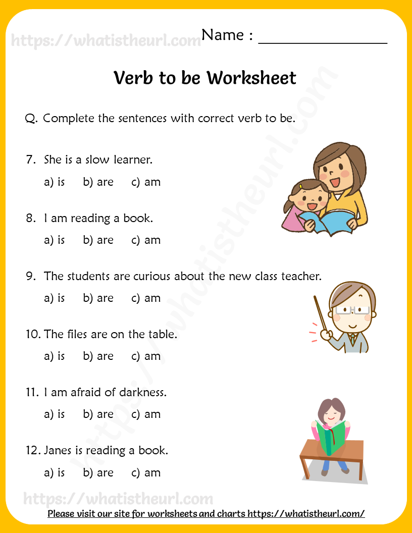 Verb To Be Worksheets For Grade 3 Your Home Teacher Verb To Be Worksheets For Grade 3 Your Home Teacher