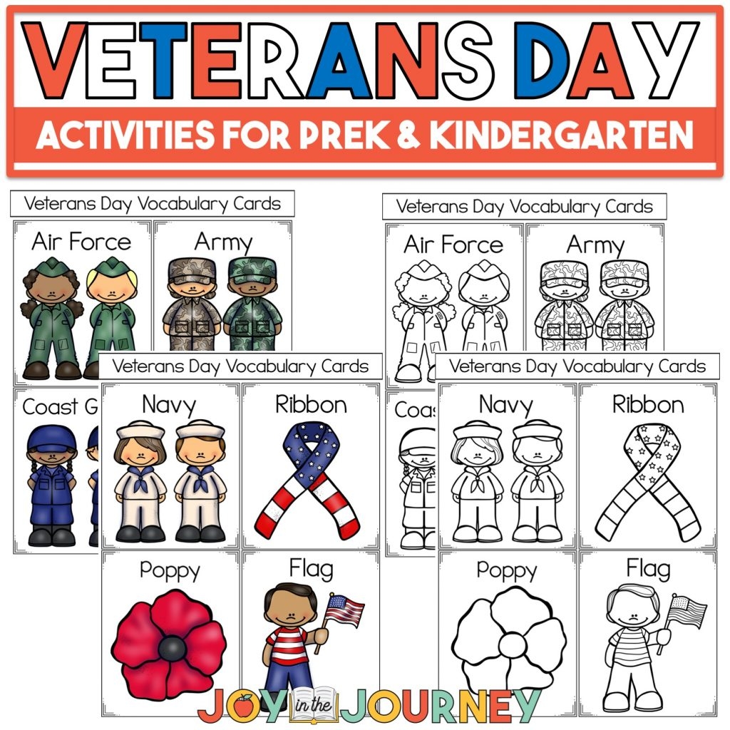 Preschool Activities For Veterans Day Printables