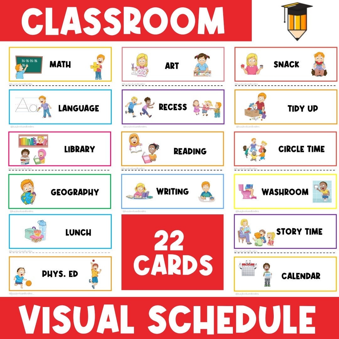 Visual Schedule Classroom Schedule Kids Printable Schedule Daily Routine Chart Homeschool Daycare Classroom Printables Teacher Etsy Norway Worksheets Library Visual Schedule Classroom Schedule Kids Printable Schedule Daily Routine Chart Homeschool Daycare Classroom Printables Teacher Etsy Norway Worksheets Library