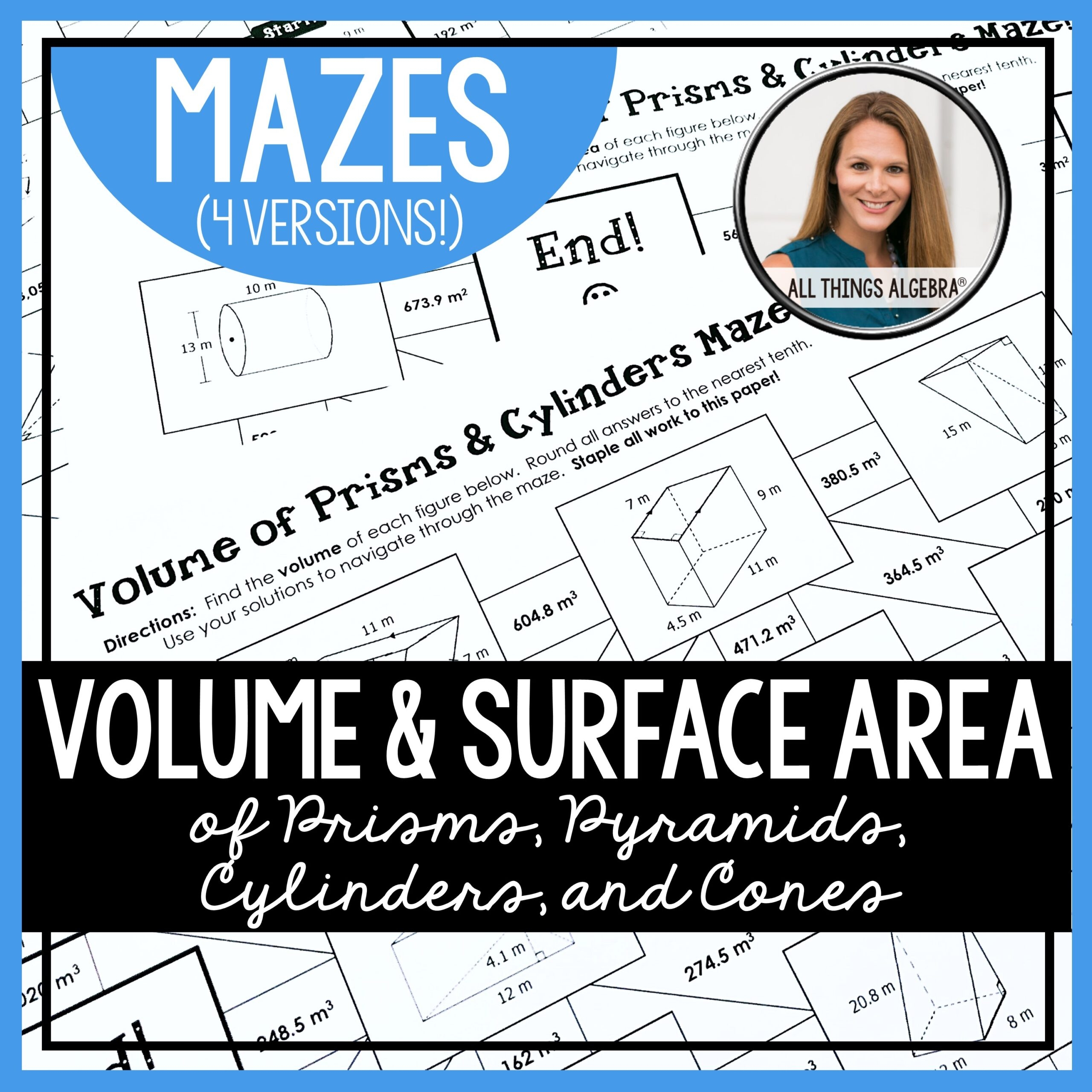 Volume U0026 Surface Area Mazes