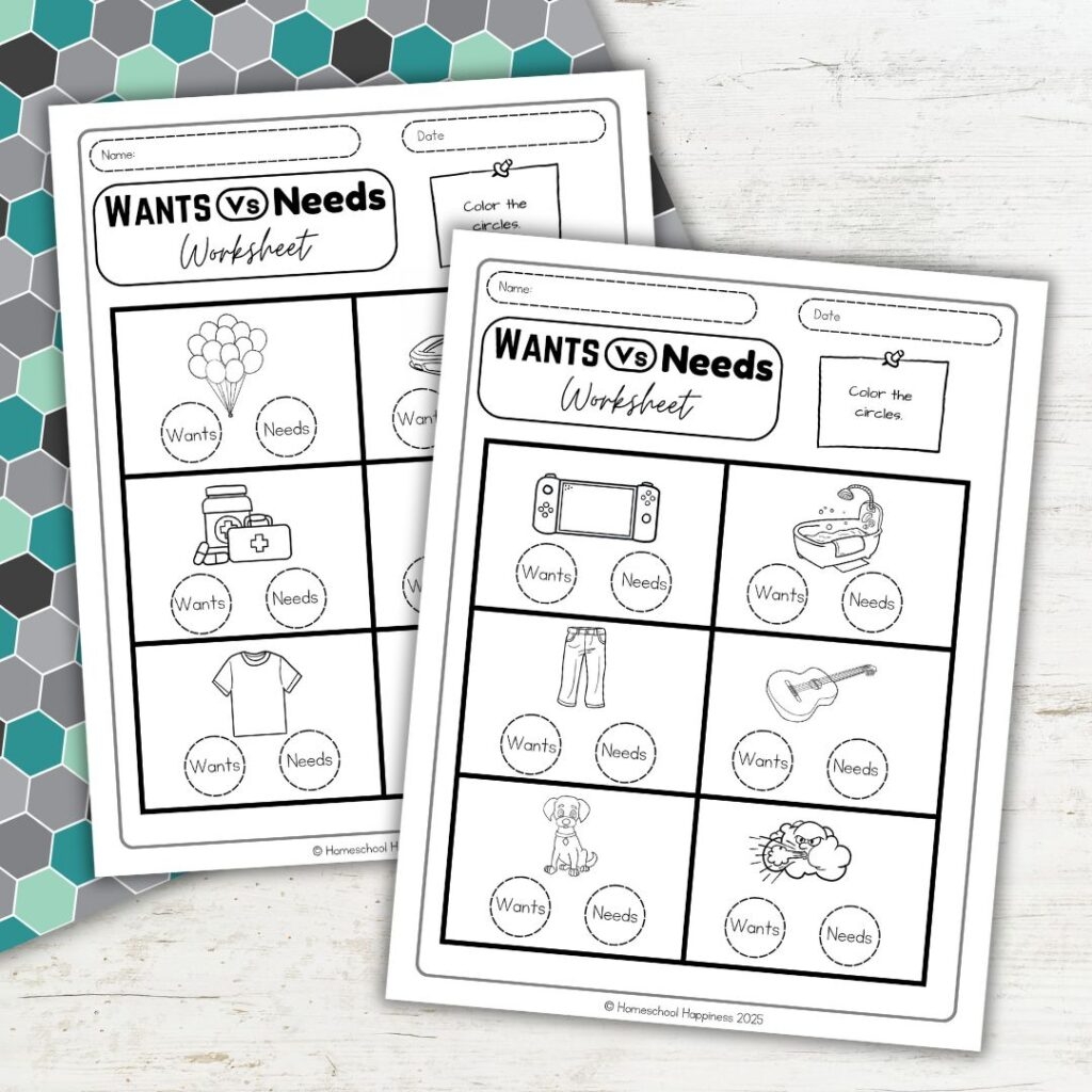 Printable Wants And Needs Worksheets Printable Wants And Needs Worksheets