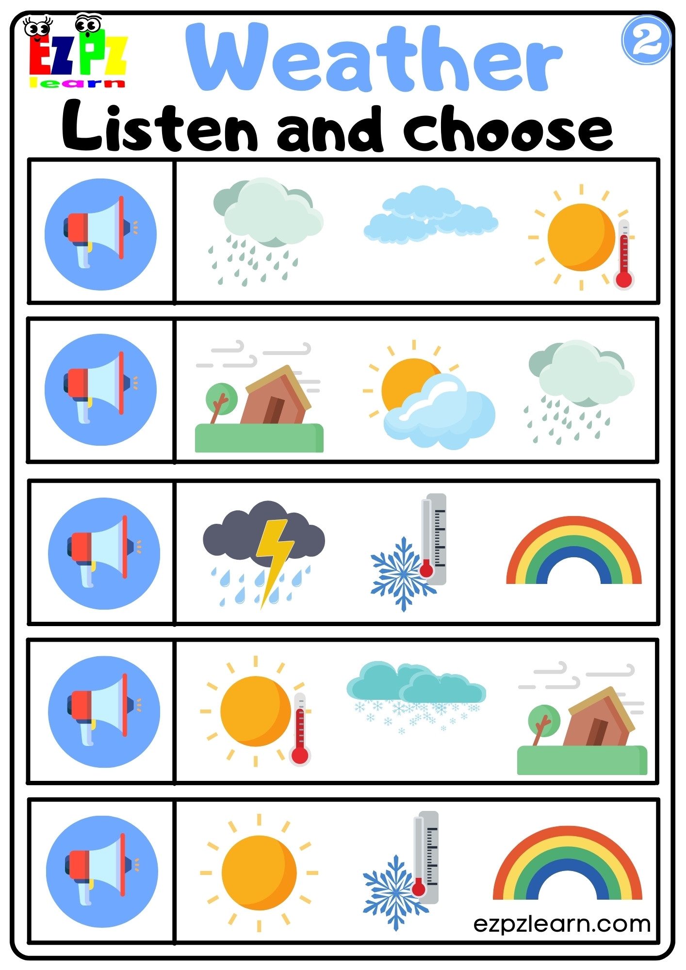 Weather Printable Preschool