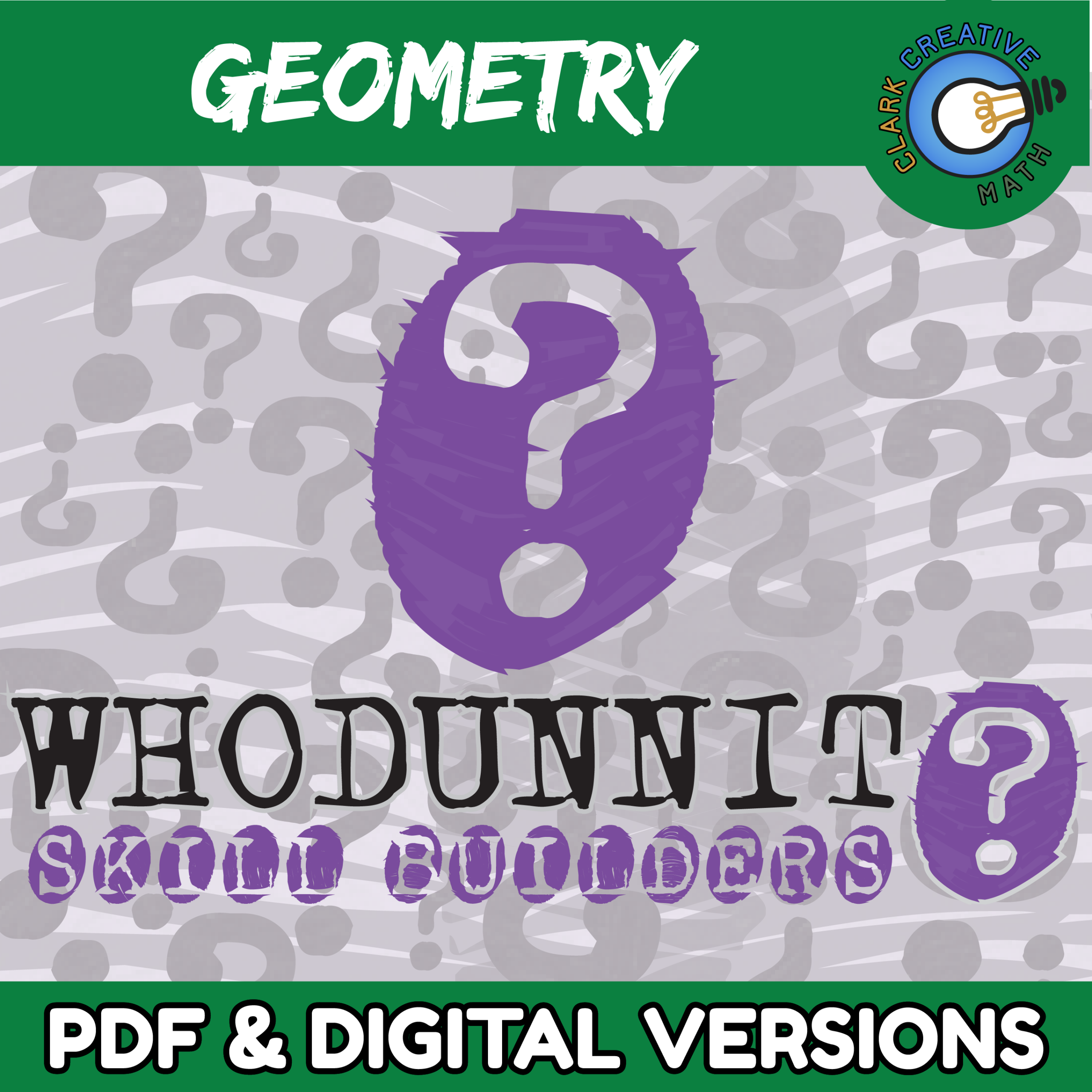 Whodunnit Geometry Bundle Whodunnit Geometry Bundle