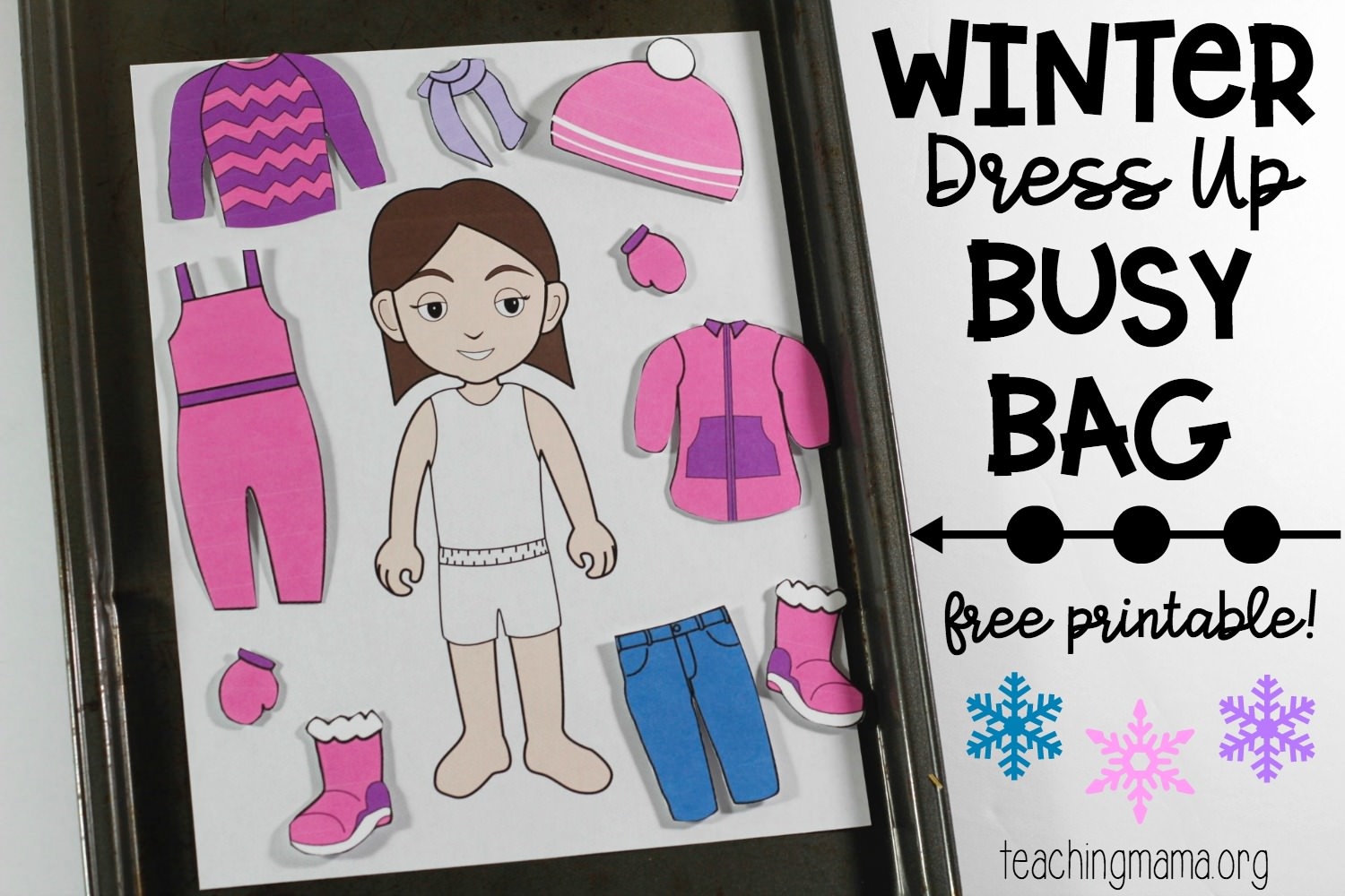 Winter Clothes Dress Up Busy Bag Teaching Mama Winter Clothes Dress Up Busy Bag Teaching Mama
