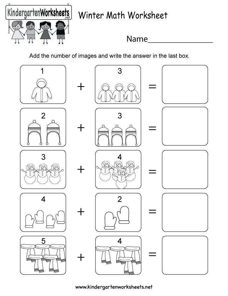 Winter Math Addition U0026 Subtraction To 20 Number Sense Kindergarten 