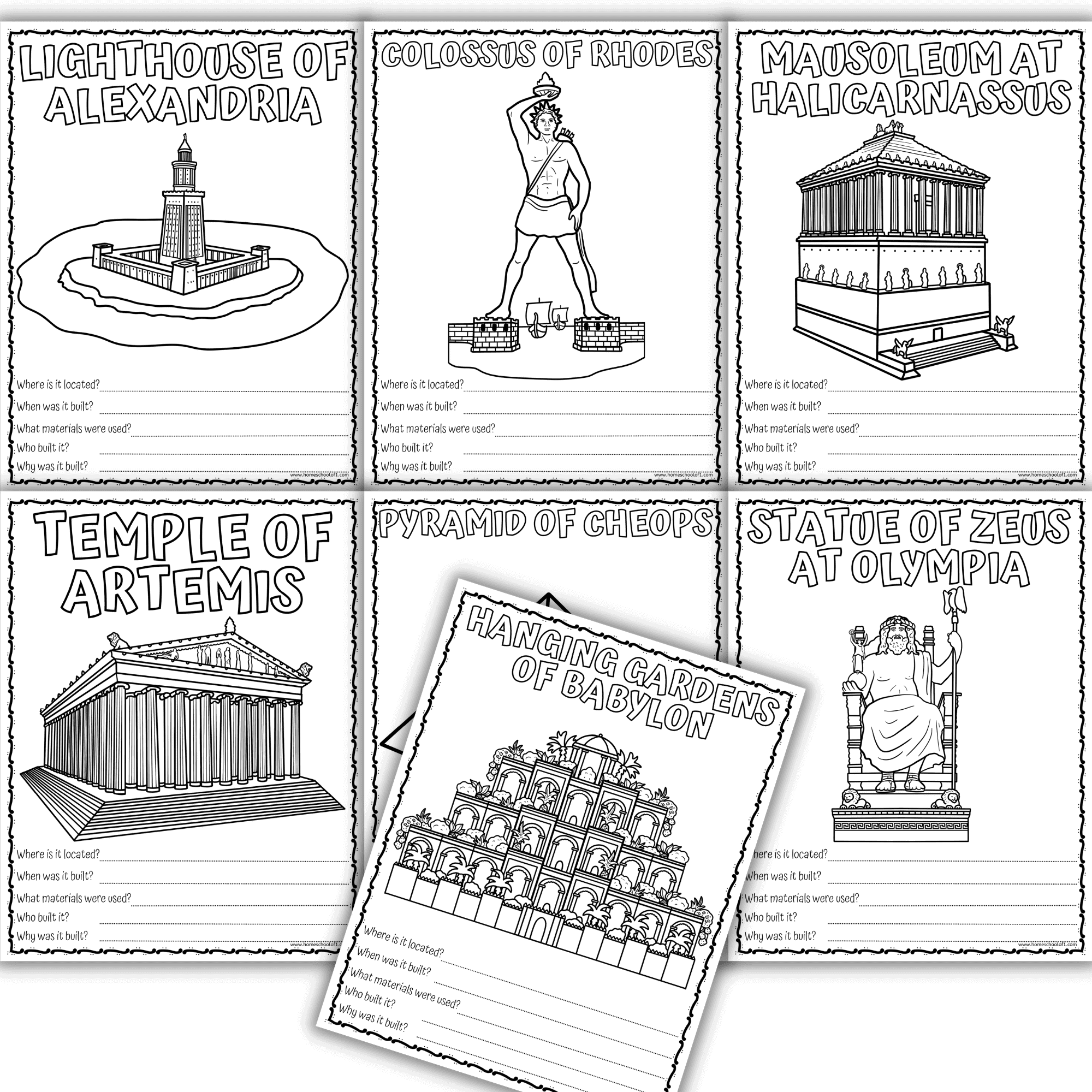 Wonders Of The World Worksheets Wonders Of The World Worksheets
