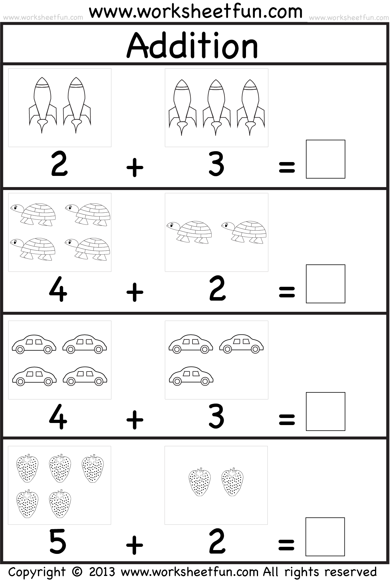 Printable Math Worksheets K5 Printable Math Worksheets K5