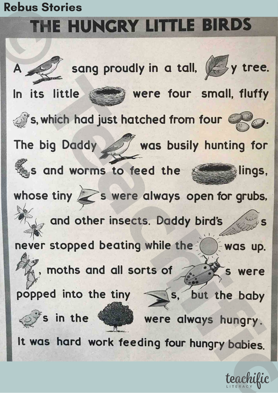 Free Printable Rebus Stories For Preschoolers Free Printable Rebus Stories For Preschoolers