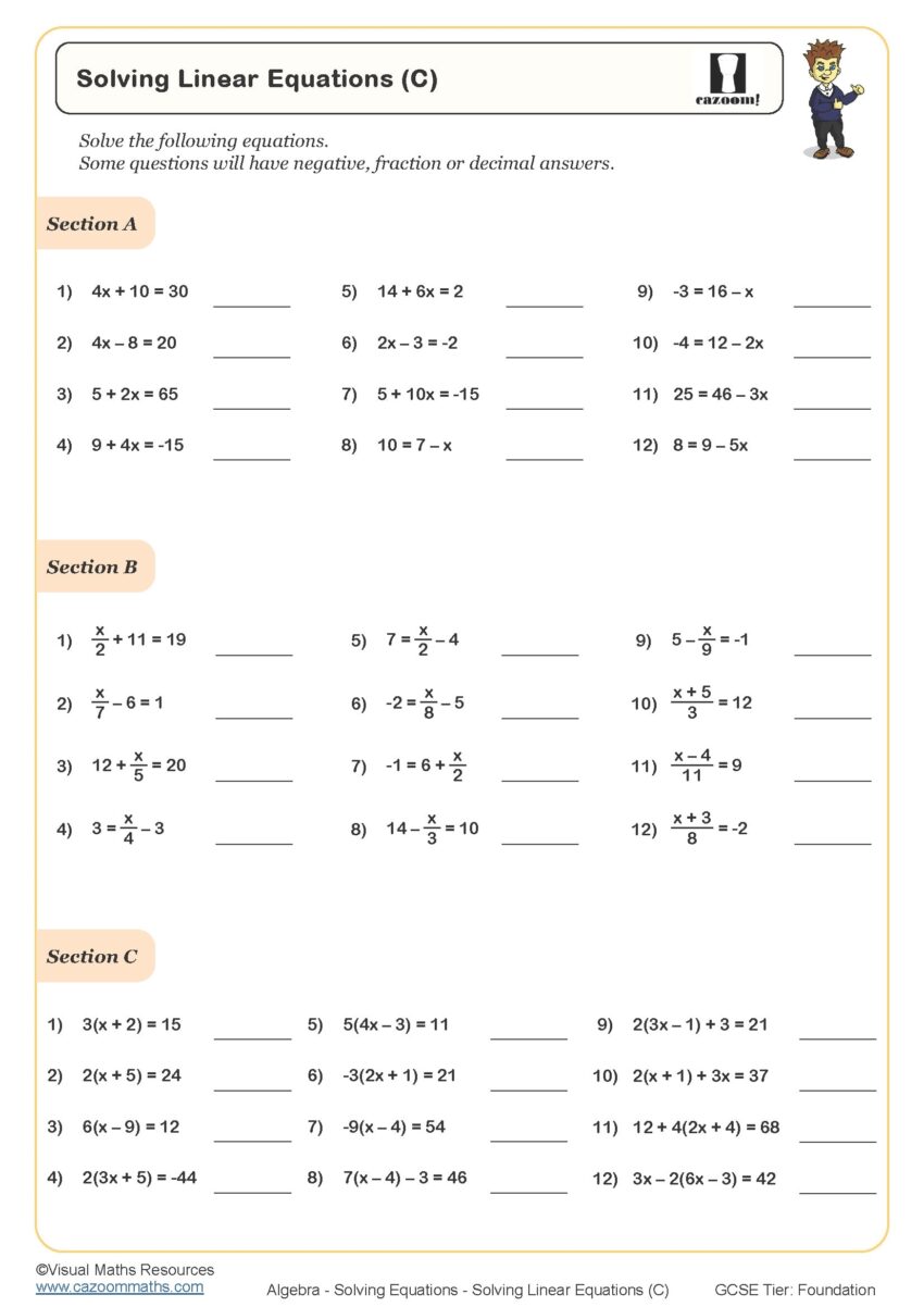 Year 9 Maths Worksheets Printable Maths Worksheets
