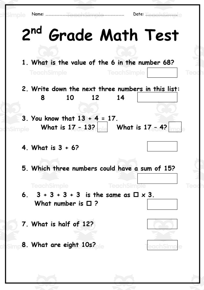 1918 2nd Grade Math Worksheets for Engaging Learning A collection of 1918 2nd grade math worksheets featuring word lists and activities for students.