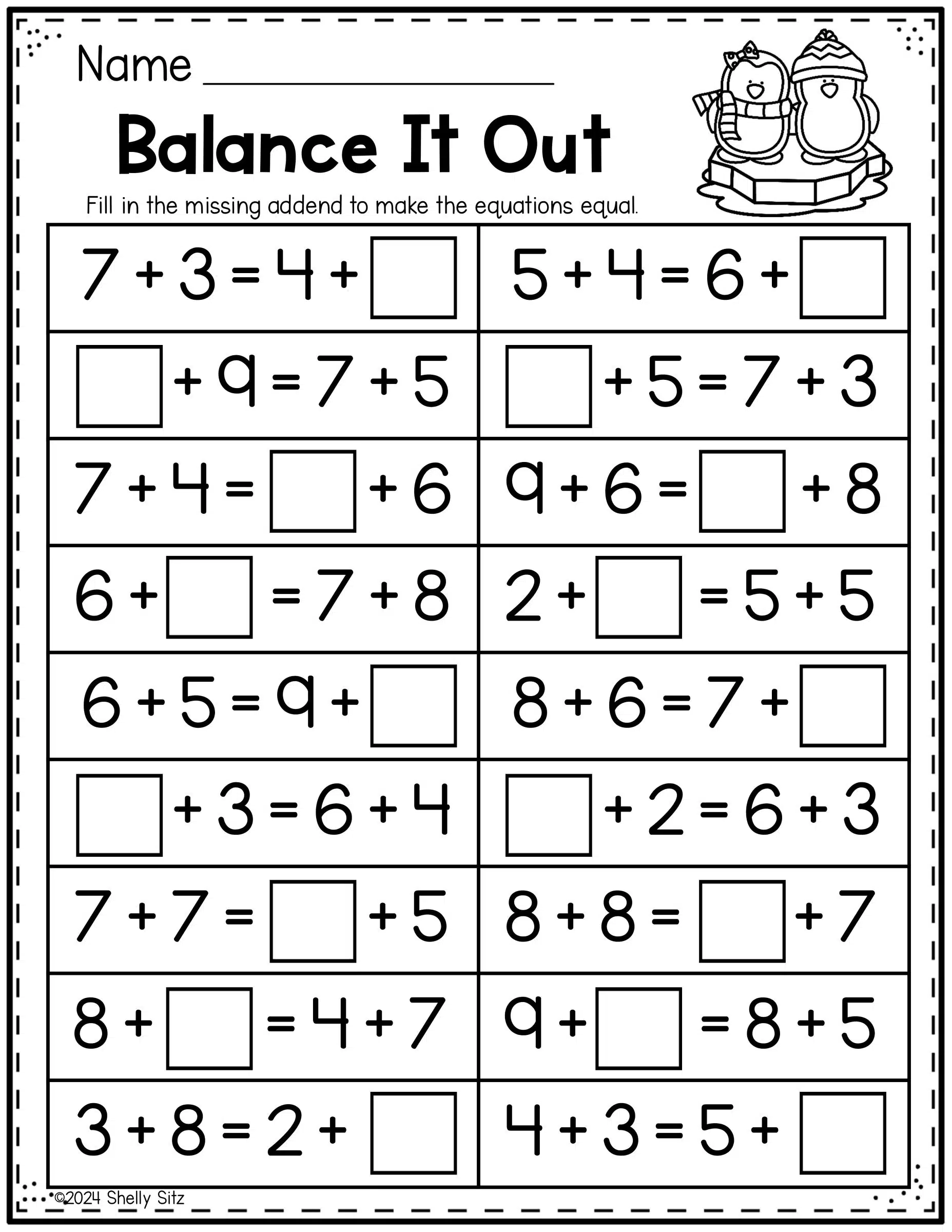 Free 2nd Grade Math Practice Worksheets