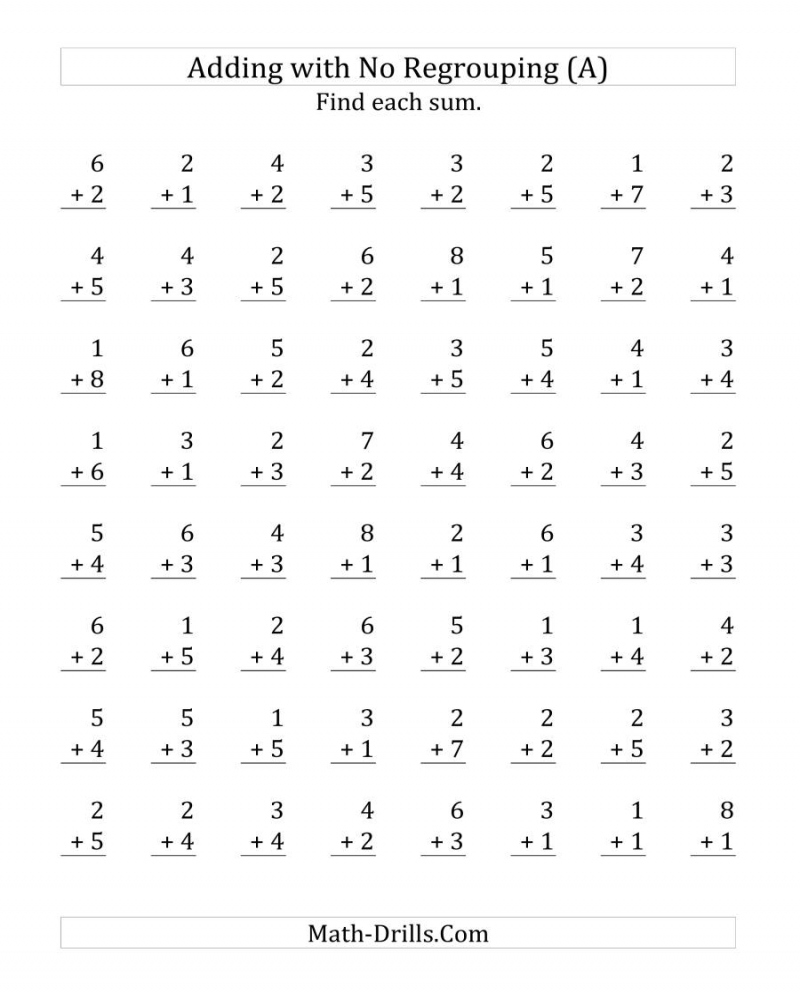 Free Math Worksheets To Download