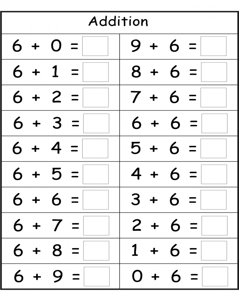 Math Sheets To Print For Free